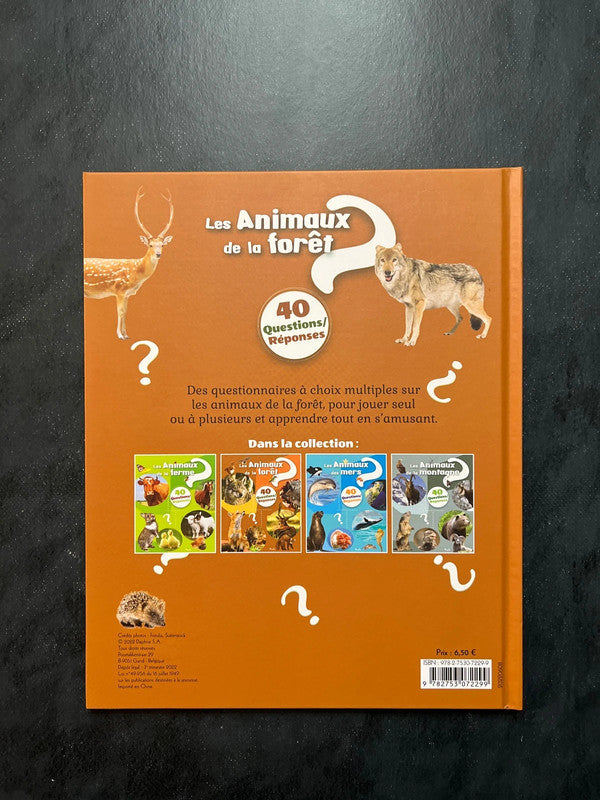 40 questions/réponses - les animaux de la forêt