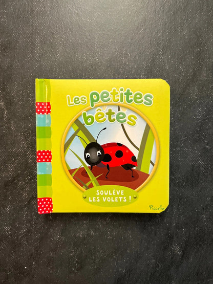 Livre à volets - les petites bêtes