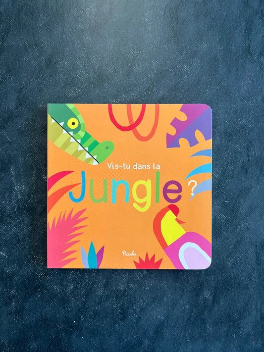 Livre cartonné - vis-tu dans la jungle