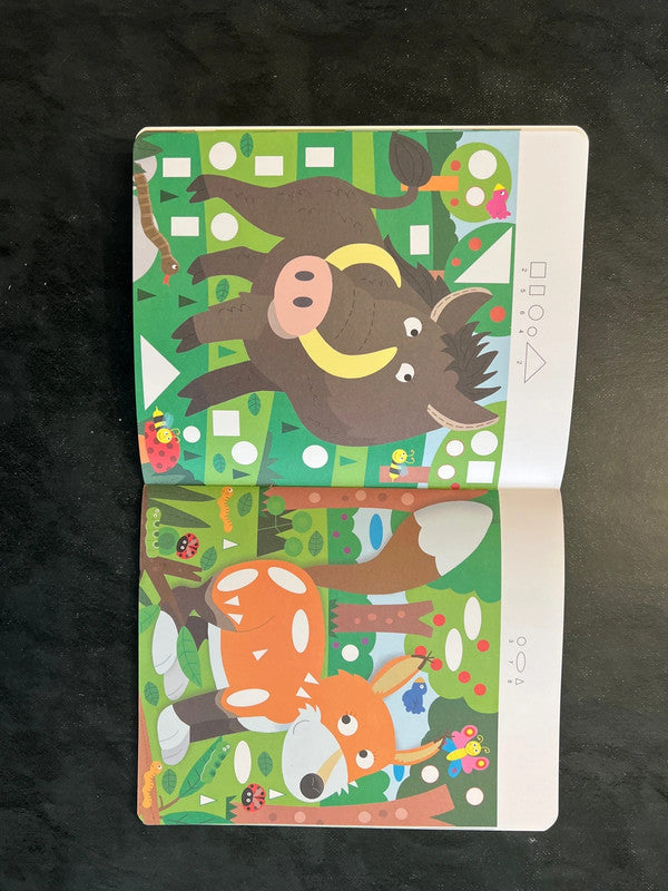 Livre de gommettes - les animaux de la montagne