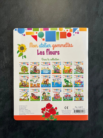 Mon ateliers de gommettes - les fleurs