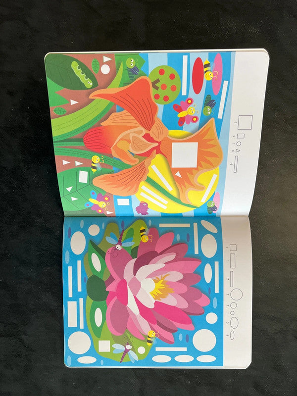 Mon ateliers de gommettes - les fleurs