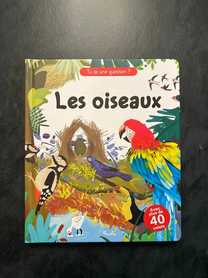 Livre volets - les oiseaux