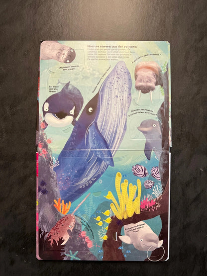 Livre à volets - animaux des océans