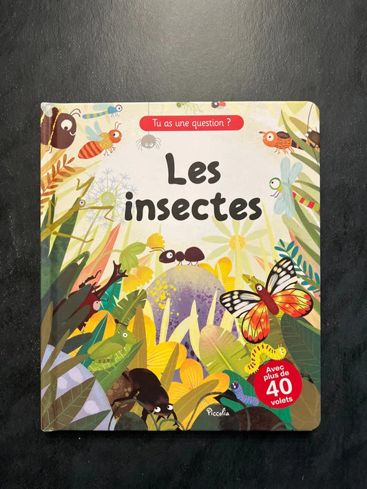 Livre à volets - les insectes