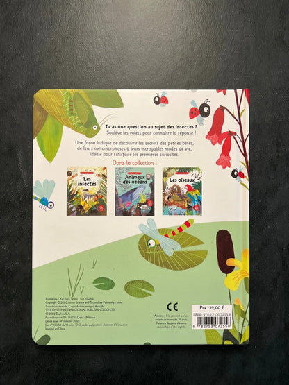 Livre à volets - les insectes
