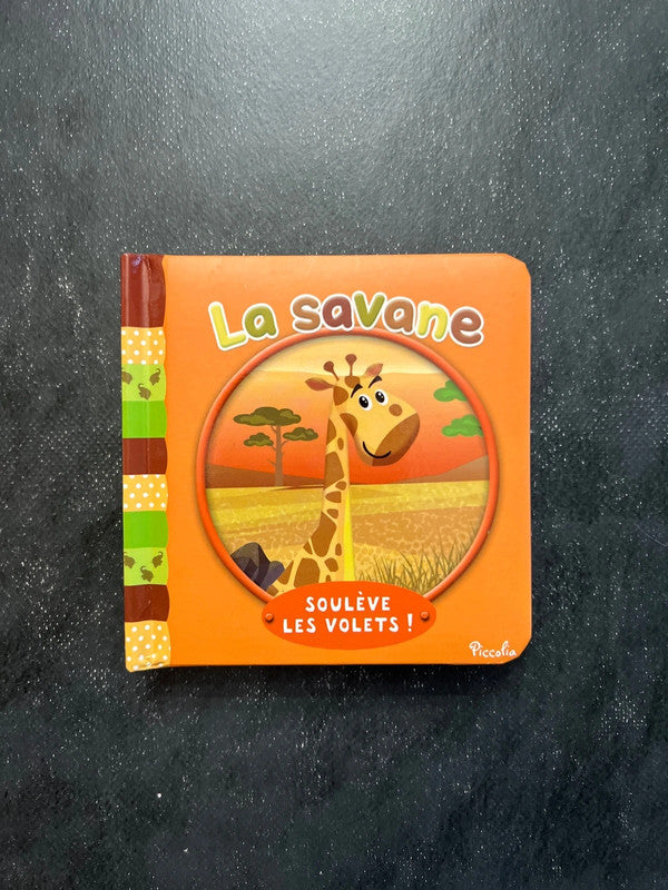 Livre à volets - la savane