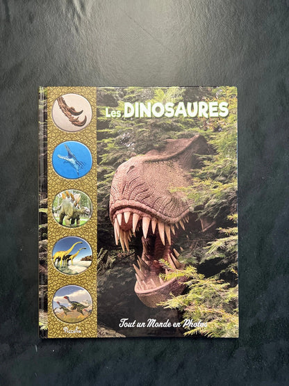 Livre tout un monde en photos - les dinosaures