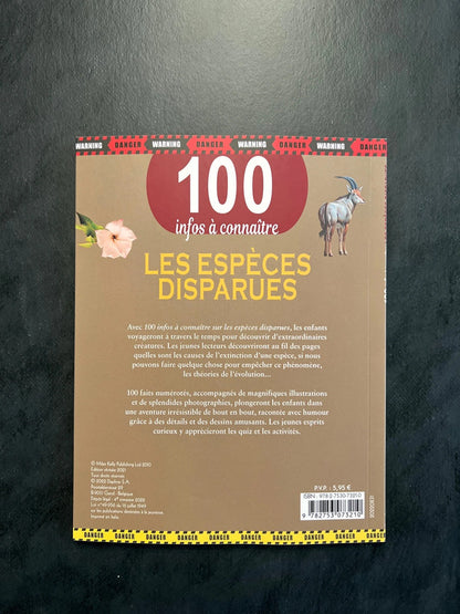100 infos à connaître - les espèces disparues