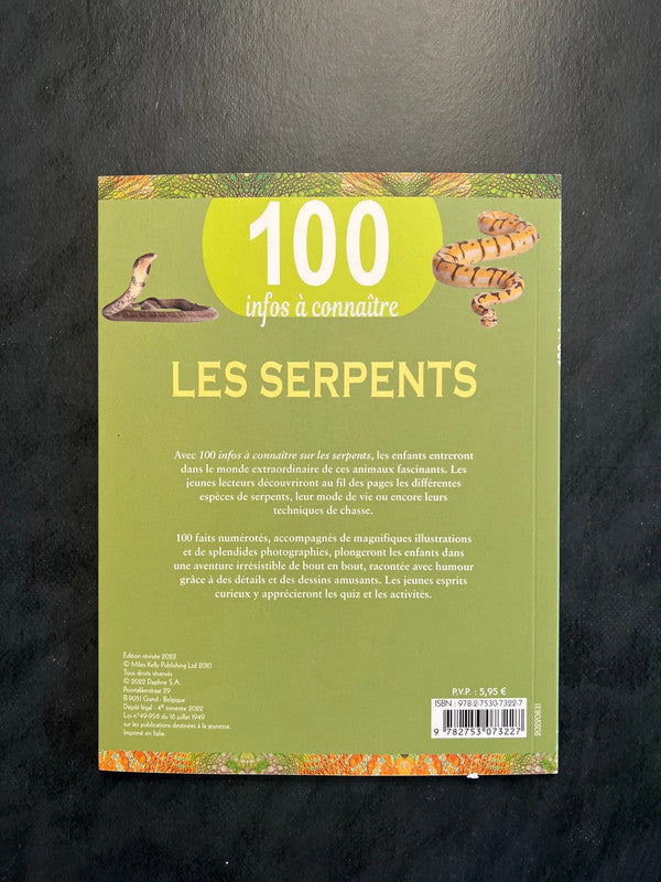 100 infos à connaître - les reptiles