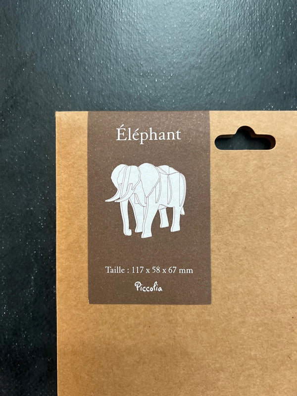 Maquette en bois - éléphant