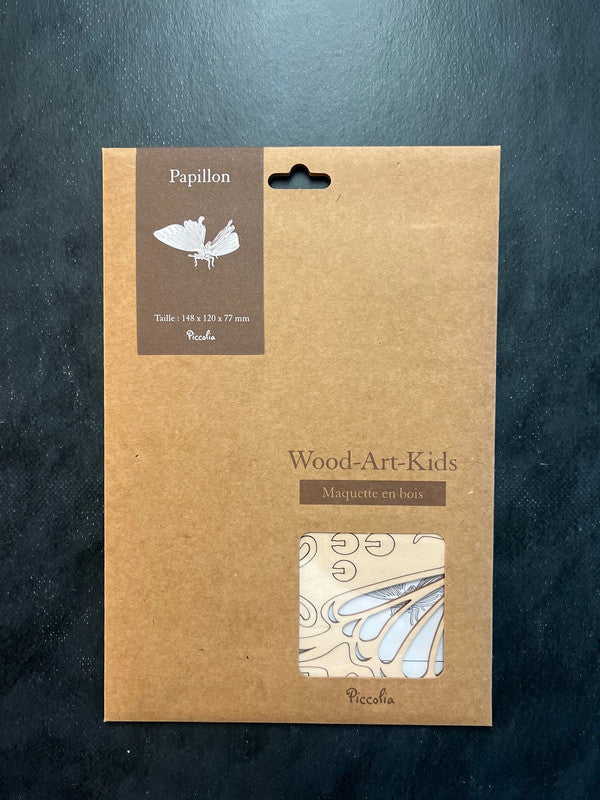 Maquette en bois - papillon