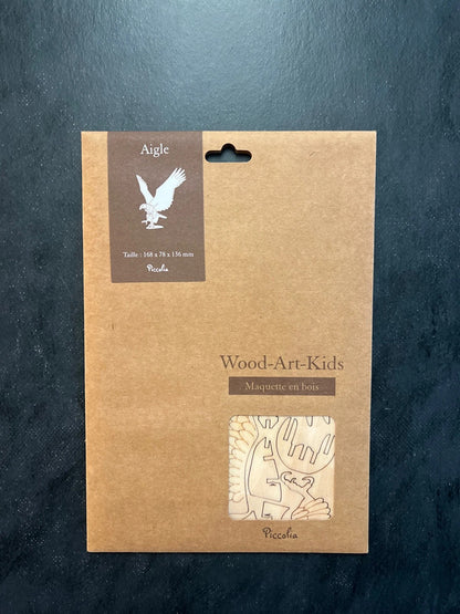 Maquette en bois - aigle