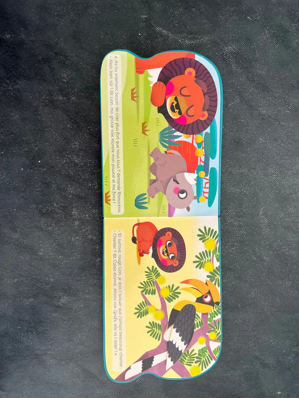 Livre cartonné - lion