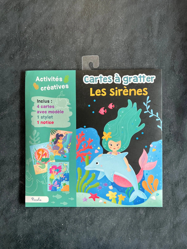 Cartes à gratter - les sirènes