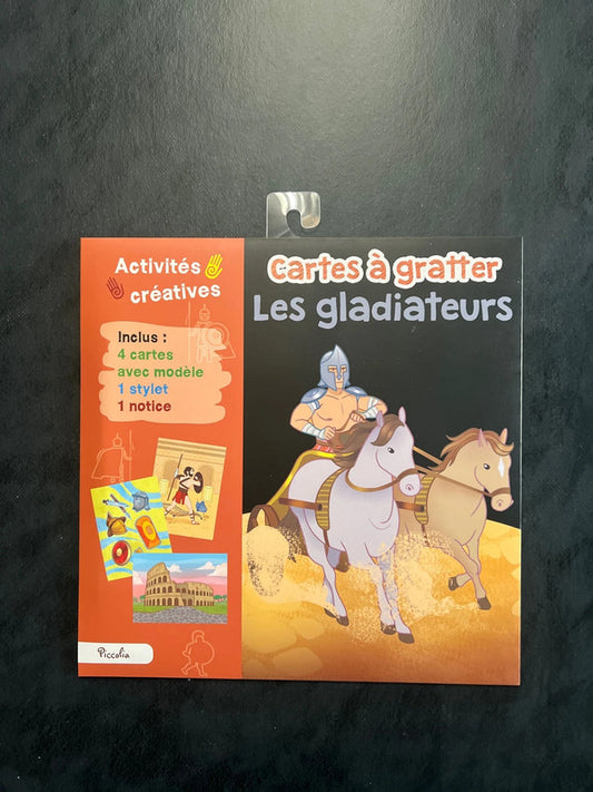 Cartes à gratter - les gladiateurs