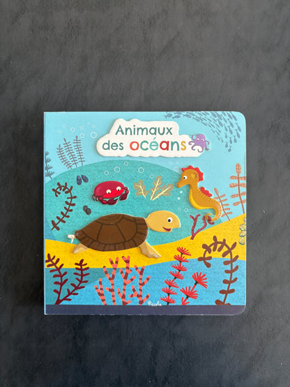 Livre cartonné - Animaux des océans