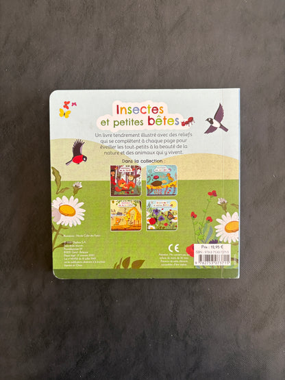 Livre cartonné - insectes et petites bêtes