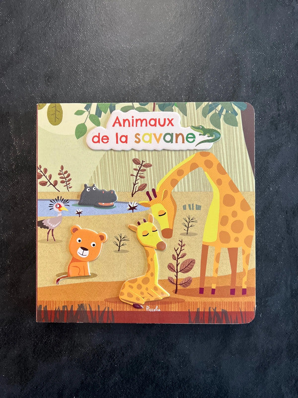 Livre cartonné - animaux de la savane