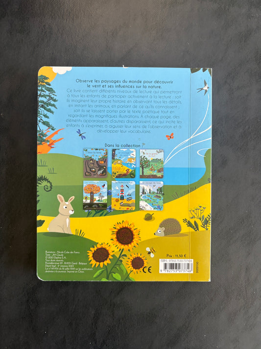 Livre cartonné - le voyage du vent