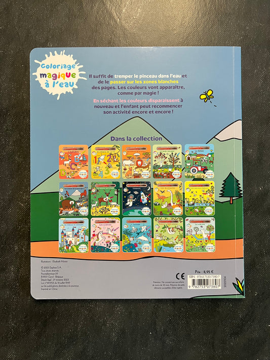 Coloriage magique à l'eau - Les animaux de la montagne (3-6 ans)