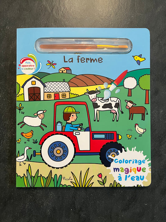 Coloriage magique à l'eau - La ferme (3-7 ans)