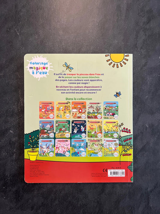 Coloriage magique à l’eau - le jardin potager