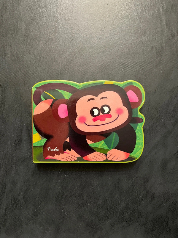 Livre cartonné mini animaux - singe