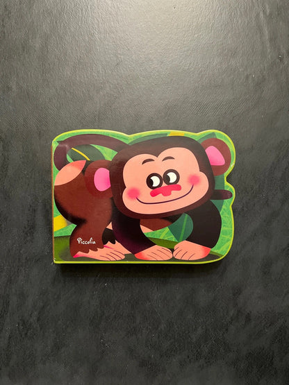 Livre cartonné mini animaux - singe