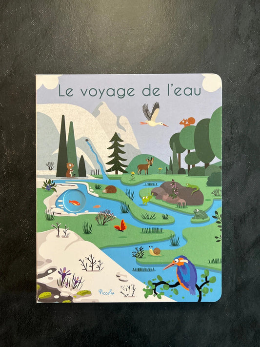 Livre cartonné - le voyage de l’eau