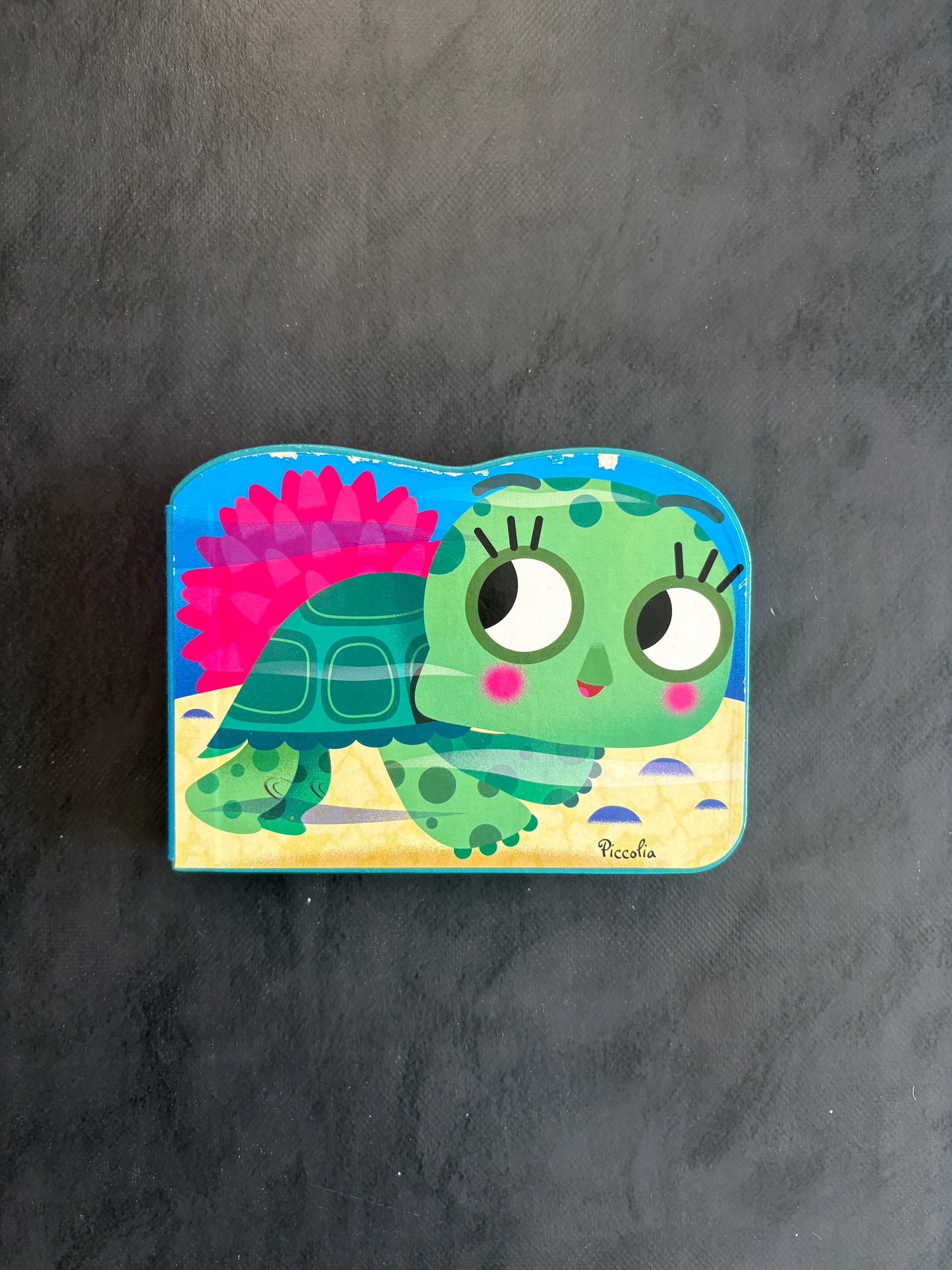 Livre cartonné mini animaux - tortue