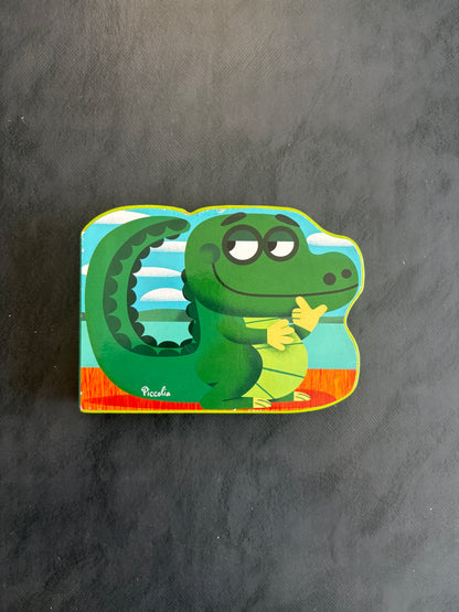 Livre cartonné mini animaux - crocodiles