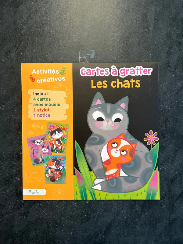Cartes à gratter - les chats