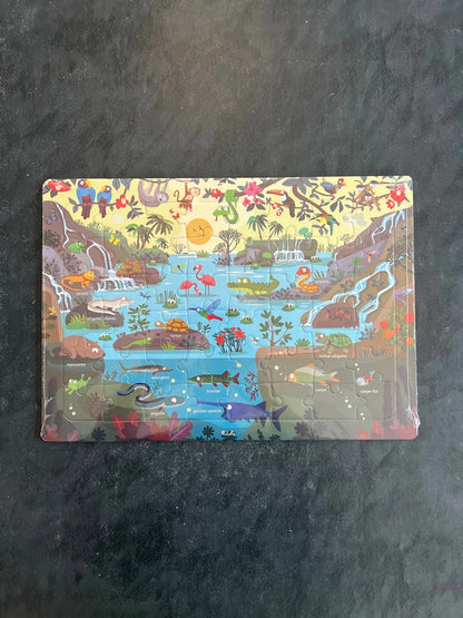 Puzzle - habitants des eaux douces