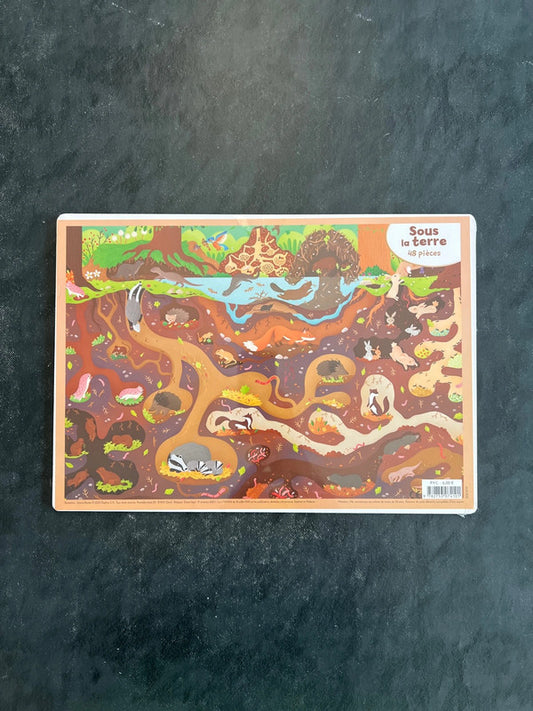 Puzzle - sous la terre
