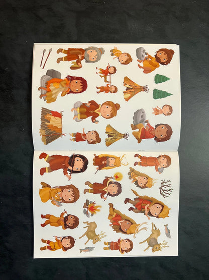 Colle et colorie l’histoire - la préhistoire