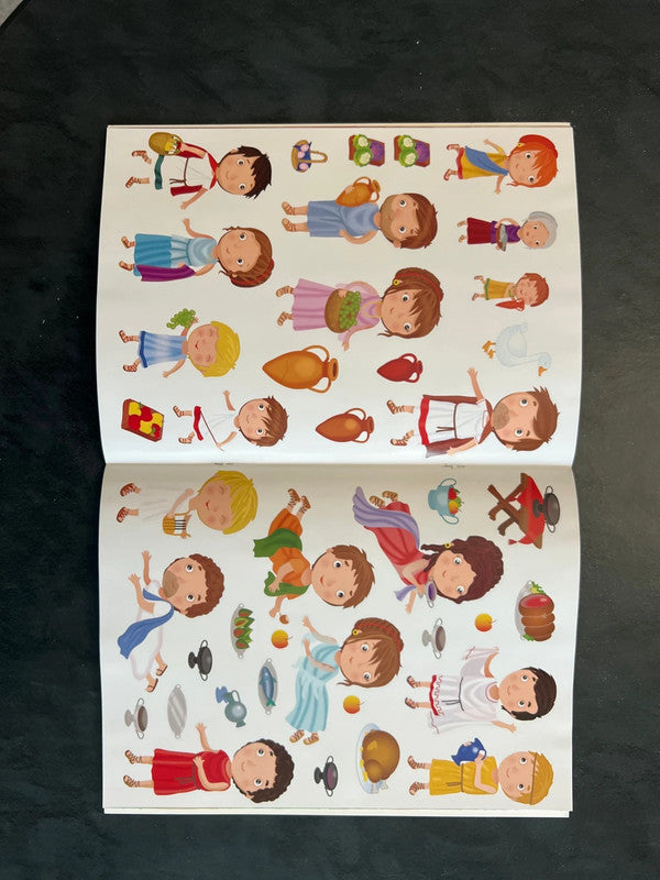 Colle et colorie l’histoire - l’empire romain