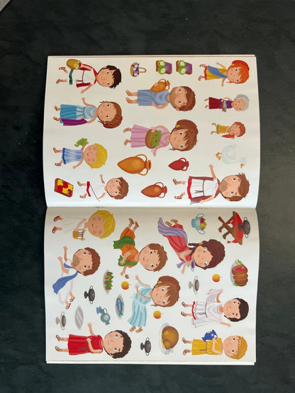 Colle et colorie l’histoire - l’empire romain