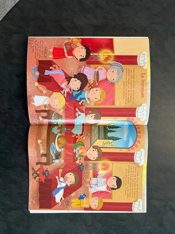 Colle et colorie l’histoire - l’empire romain