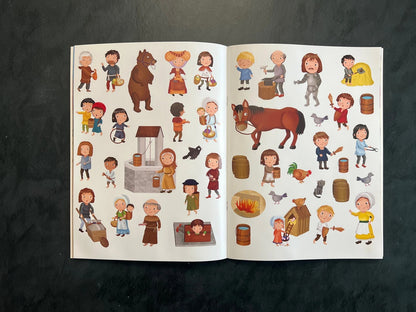 Colle et colorie l’histoire - le moyen âge