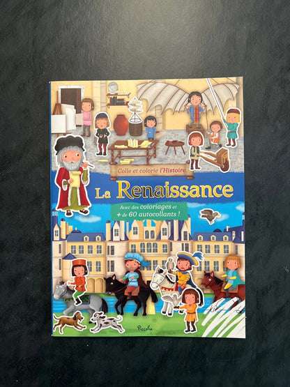 Colle et colorie - la renaissance