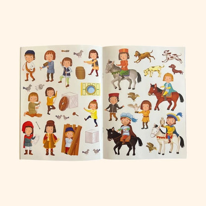 Colle et colorie - La Renaissance | Cahier créatif 7-10 ans