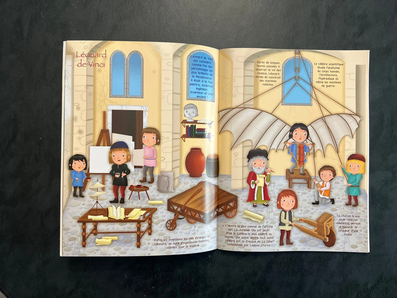 Colle et colorie - la renaissance