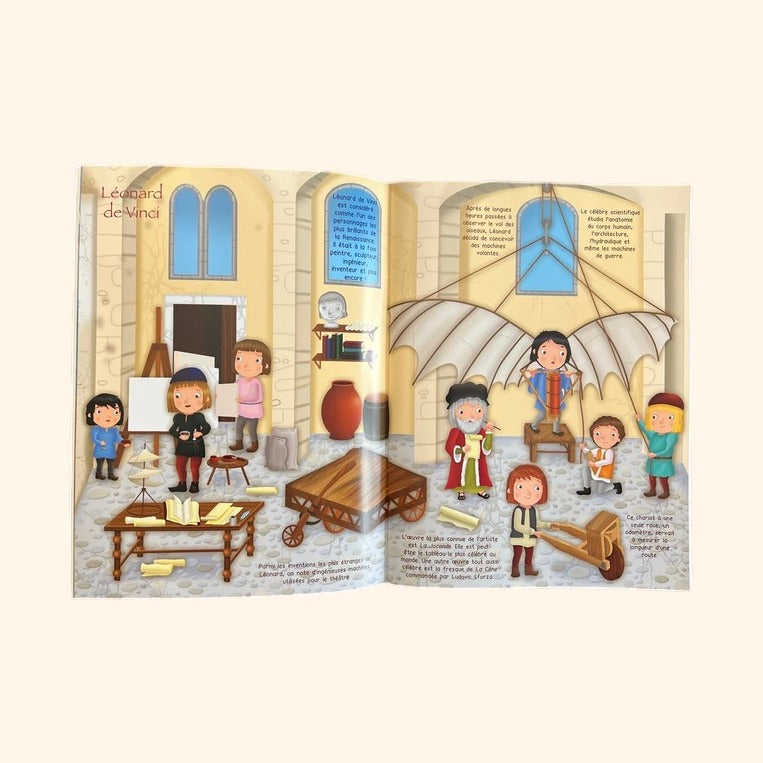 Colle et colorie - La Renaissance | Cahier créatif 7-10 ans