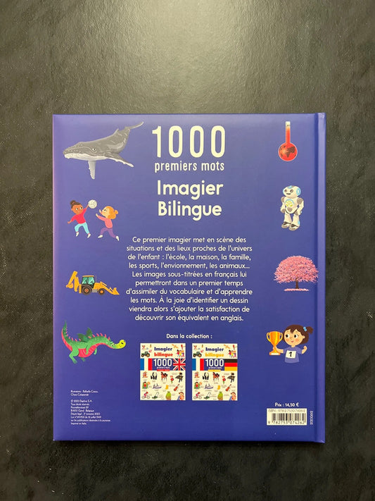Imagier bilingue - français/anglais