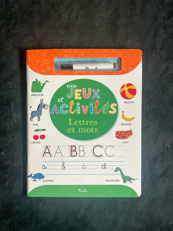 Jeux et activités - lettres et mots
