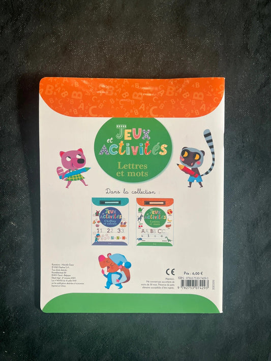 Jeux et activités - lettres et mots