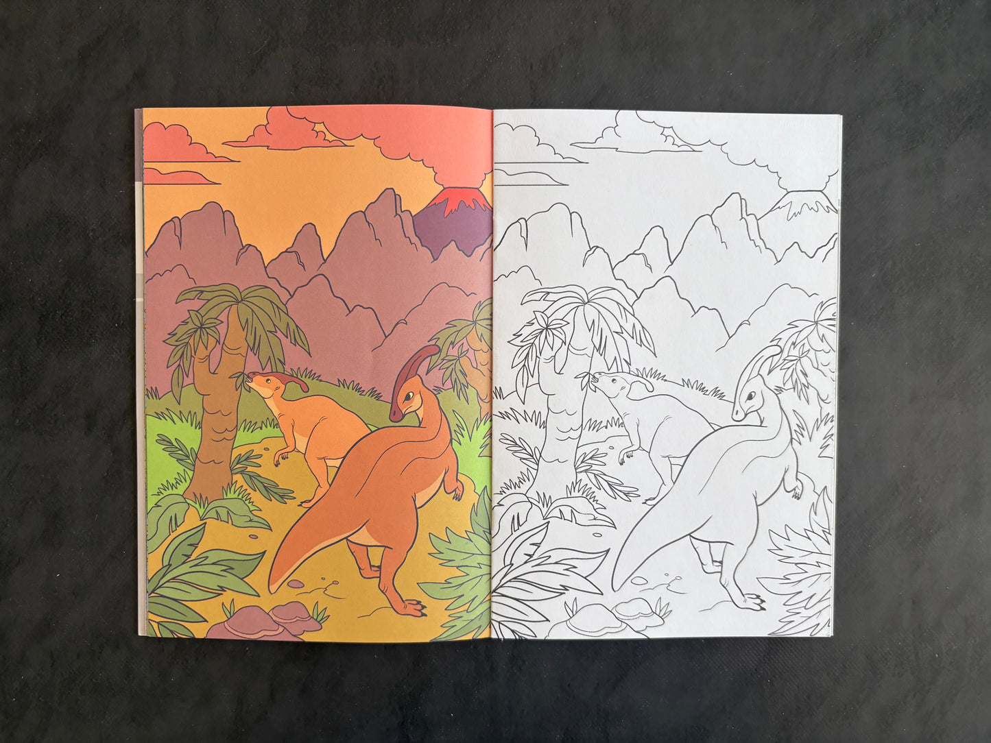 Livre de coloriages - Les Dinosaures