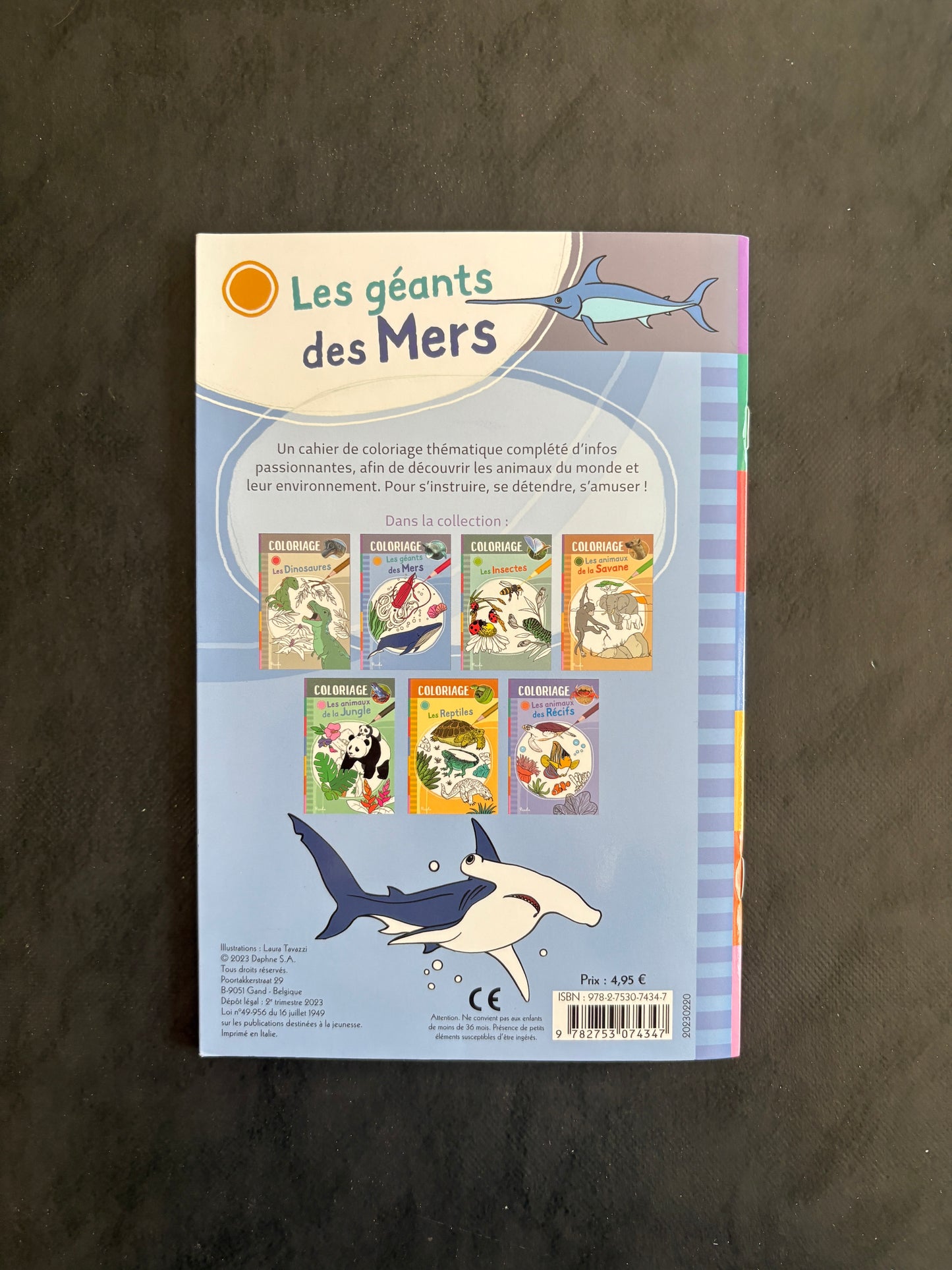 Livre de coloriage - Les géants des Mers