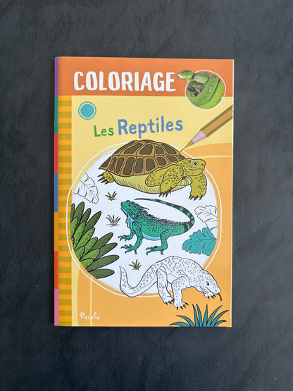 Livre de coloriage - Les reptiles